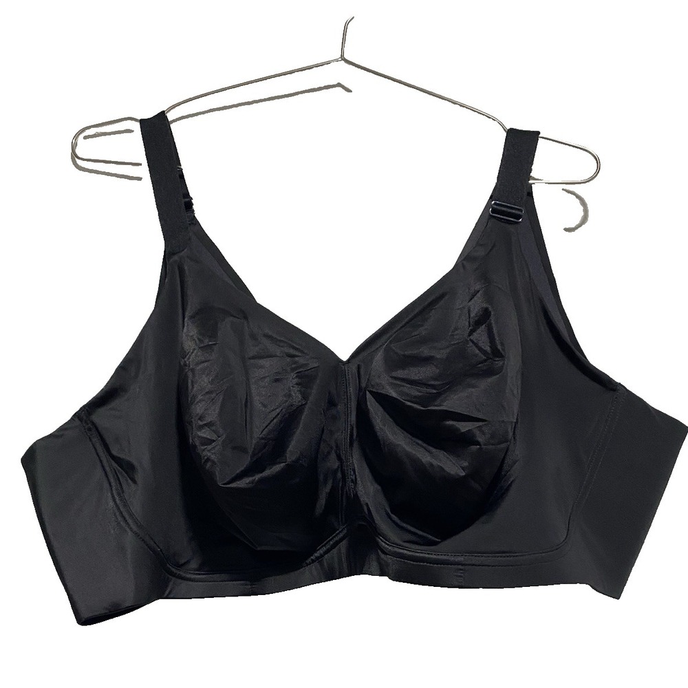 Cacique Lane Bryant Womens Bra Size 50DD Lightly Lined No Wire Black‎